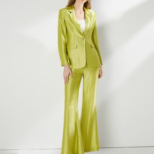 Profession commuting satin autumn business suit 2pcs set
