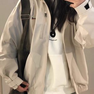 All-match work clothing lapel coat for women