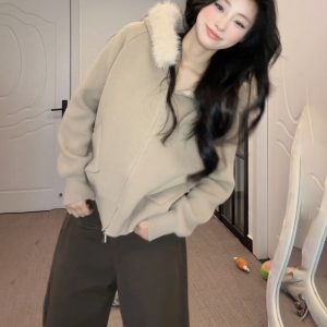 Knitted coat Western style cardigan for women