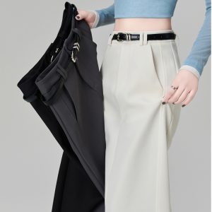 High waist after the split skirt A-line long dress for women