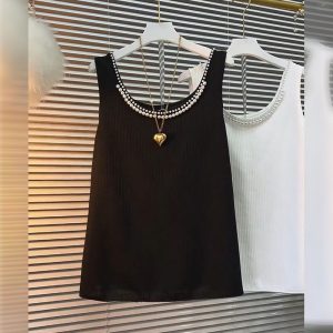 Spring and summer vest bottoming shirt for women