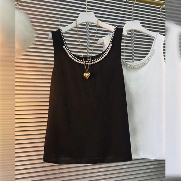 Spring and summer vest bottoming shirt for women