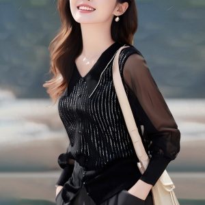 Spring and summer small shirt T-shirt for women